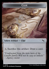 Clue (0018) // Art Card (0045) Double-Sided Token